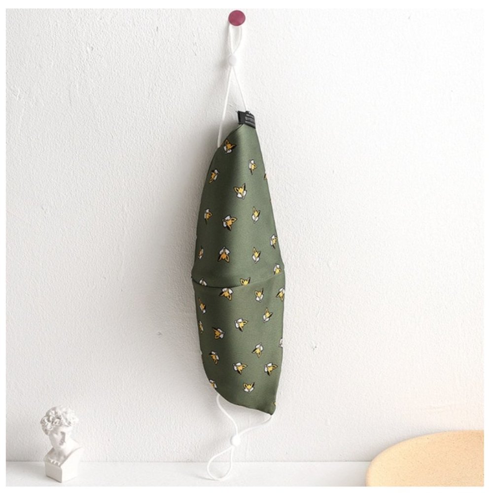 Adorable Silky Reusable Fashion Face Mask - Fox Green